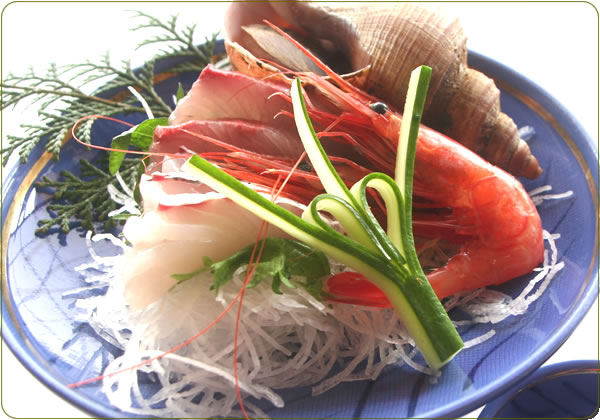 越前のお造り盛り合わせ